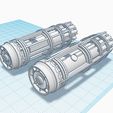 N1-Engines.jpg Naboo Starfighter N-1  from the Mandalorian - Custom Parts 1