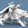 Wolf_Captain_4.jpg Free STL file Viking Wolf Rider Captain・Template to download and 3D print