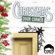 007a.jpg 🎅 Christmas door corners vol. 1 💸 Multipack of 10 models 💸 (santa, decoration, decorative, home, wall decoration, winter) - by AM-MEDIA