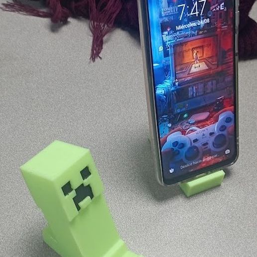 Creeper support phone 3D model