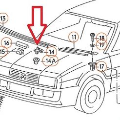 clip.jpg VW Corrado Water Deflector Clip 535 853 832 A