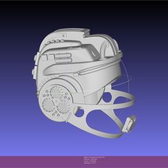 meshlab-2021-10-18-20-11-37-08.jpg Download OBJ file Alien Nostromo Emergency Helmet Printable Assembly • 3D printing object, julian-danzer