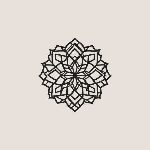 Sivas Seljuk Geometric Mandala Wall Art