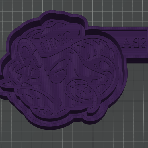 University of North Carolina at Chapel Hill Tarheels Ram Freshie Mold - 3D Model Mold Box for Silicone Freshie Moulds