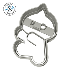 BT21-V2_6CM_2PC_Van_CP.png Download STL file Van - BT21 - Cookie Cutter - Fondant - Polymer Clay • Template to 3D print, Cambeiro