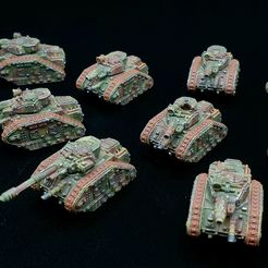 Tiny First Generation Red Planet Apex MBT