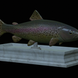 Trout-statue-10.png fish rainbow trout / Oncorhynchus mykiss statue detailed texture for 3d printing