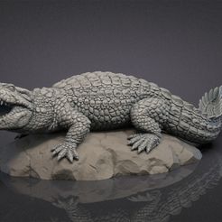 Nile_Crocodile.90.jpg Archivo 3D Cocodrilo del Nilo・Plan de impresora 3D para descargar