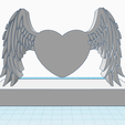 memorial-heart-with-wings-treasure-3.png Heart with angel wings on stand, In loving memory of someone special, remembrance, commemoration, memorial gift