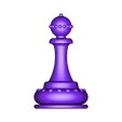 pion.stl Fichier STL gratuit Chess - pièces - pion - pawn・Modèle pour impression 3D à télécharger