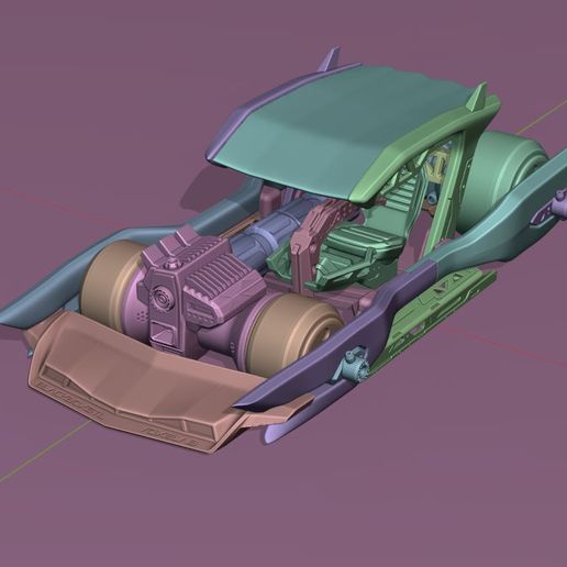 e0.jpg Fichier 3D gratuit FLINT's CAR 2077 FULL MODELKIT #VoxelabCultsCar・Plan imprimable en 3D à télécharger, BlackBox