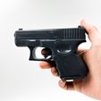 IMG_4393.jpg PISTOL Glock 26 PISTOL PROP PRACTICE FAKE TRAINING GUN