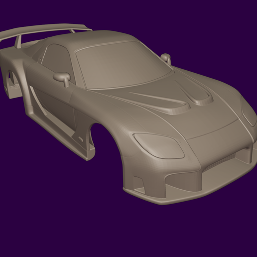 🥠 RC BODY 2005 RX-7 VEILSIDE FORTUNE MAZDA 1/10 3D PRINT STL