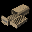 9mm3.png 9mm - Ammo Box w/Locking - 3D Printable