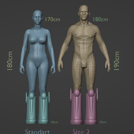 👟 one piece egghead DOM boots Cosplay・ 3D File for 3D printing・Cults