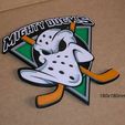 migthy-ducks-escudo-liga-americana-canadiense-hockey-cartel-letrero.jpg Ducks Migthy Anaheim, league, american, canadian, field hockey, poster, shield, sign, logo, 3d printing