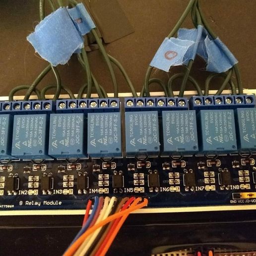 🔌 8 Channel Relay Board Module Arduino etc..・Ücretsiz 3D için dosya・Cults