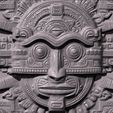 Aztec-Sun-God-Bas-Relief-3D-Model-8.jpg Aztec Sun God Bas-Relief 3D Model