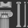 11-ZBrush-Document.jpg 90 classical columns decoration collection -90 pieces 3D Model