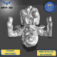 122.png HALLOWEEN - ARTICULATED CANDY DRAGON MFP3D -NO SUPPORT - PRINT IN PLACE - SENSORY TOY-FIDGET
