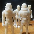 Star Wars .stl STORMTROOPER .3D figure d'action .OBJ style Kenner.