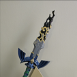 8bd2bc41-f76c-4a13-8fdc-ee9d75d8ccb8.png Decayed Master Sword Triforce Stand - Legend of Zelda: Tears of the Kingdom