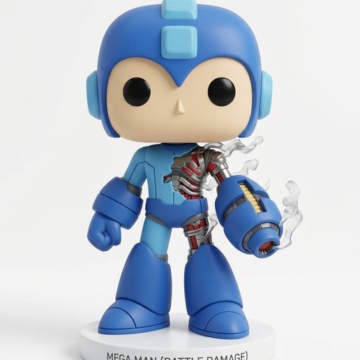Funko Mega Man Battle Damage