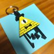 IMG_20230808_212931782_HDR~2.jpg Bill Cipher Keychain 2.0 - Gravity Falls (Dual Extrusion/2 color optional)