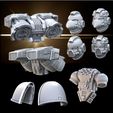 Assault-Marine-presentation-07.jpg 3D file First Line Attack Troopers - Truescale・Model to download and 3D print
