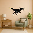 preview2.png Velociraptor — Wall Art SVG