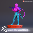 9.png Tiefling  Battle Maid- 72mm & 32mm (Pre-Supported)