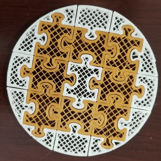 Puzzle Plate - 3D model önizlemesi