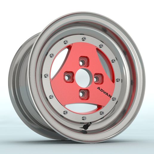 Advan-Racing-A3A-Wheel-Rim 1/2 Scale Model