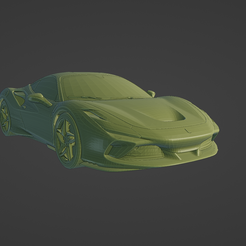 1.png STL-Datei Ferrari F8 Tributo 2020・Design zum Herunterladen und 3D-Drucken