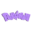 full logo pokemon v2.stl Pokémon Logo