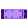 Powerbox_L_Base_high.stl Cable Box with Zip Ties , Screw mounts & Strain Relief