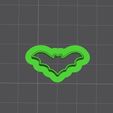 Murcielago1.jpg Polymer clay / cookie cutter pack, bat shape