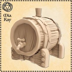 keg.jpg Fichier STL Fût・Design pour imprimante 3D à télécharger