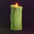 0005.png SPOOKY GHOST CANDLE - HALLOWEEN
