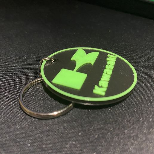 thumbnail image 2 of Kawasaki Motorcycle Nylon Lanyard Keychain – Pendant Gift – Black/Green 2 of 6