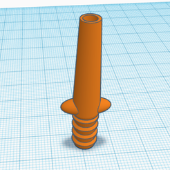 embout-o2.png STL-Datei 3D-Universalspitze für medizinische Aerosole kostenlos・3D-druckbare Vorlage zum herunterladen