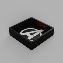 image.png Archivo STL Avengers Coaster Holder - Marvel Coasters・Objeto imprimible en 3D para descargar