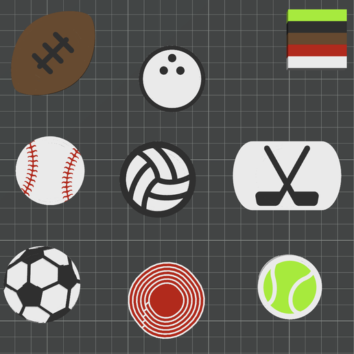 Badge Reel- Sports Collection