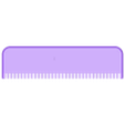 Comb 4in 8 dent.stl Pocket Loom Weaving Kit 4"x4" 8-dent