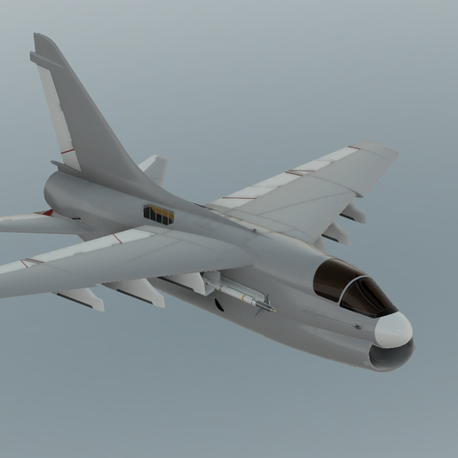 ✈️ Assembly Manual R/C Vought A-7 Corsair II 80mm EDF・Free STL