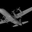 Hercules_C-130H_Scale_1-100_Render_03.jpg HERCULES C-130H SCALE 1:100 STL FILES 3D PRINT READY
