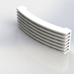 uno.JPG STL file Vespa PX nose grille・3D printer model to download