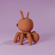 Untitled1.png Knitted Ant Plush – Cute Yarn 3D Model