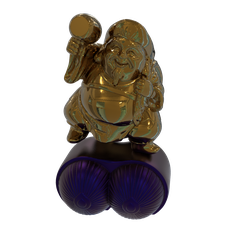 untitled.104.png OBJ file Daikokuten - 大黒天 - Japanese god of Luck・3D printable model to download, JoacoKin
