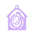 1410-1_0.stl Minimalist Nativity Scene Christmas Ornaments – Laser Cut Design